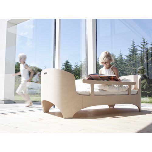 Lit junior Leander avec barrière de sécurité - Blanc